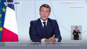 Emmanuel Macron: "Avons-nous tout bien fait ? Non (...) mais nous avons fait tout notre possible"