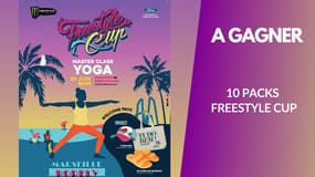 A gagner : 10 packs Freestyle Cup (master class yoga et goodies)