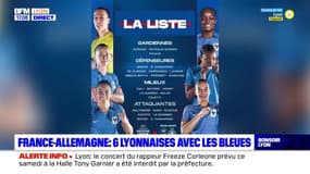 OL: six joueuses dans la liste pour France-Allemagne