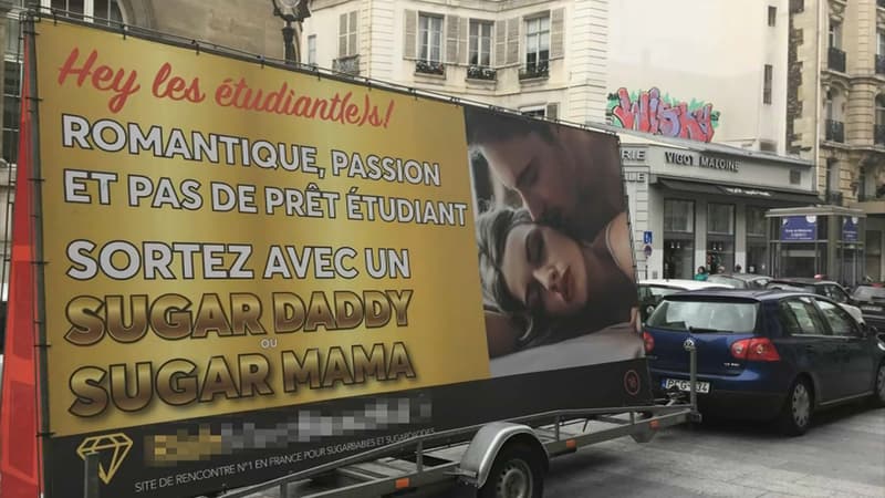 Le camion publicitaire qui circulait près des universités a été consigné.