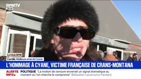 Incendie à Crans-Montana: "Je suis encore sous le choc", a déclaré Camille, meilleure amie de Cyane, victime française