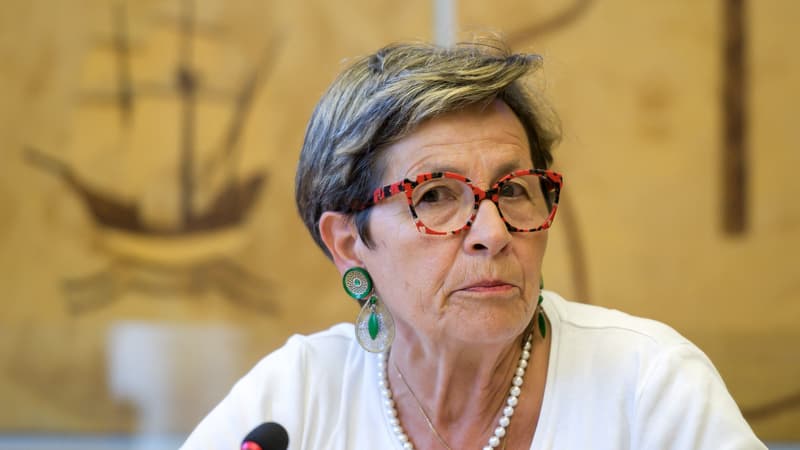 Viviane Lambert, mère de Vincent, le 1er juillet 2019 en Suisse
