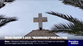 Frappe sur une église à Gaza: la France qualifie l'attaque d'"inadmissible"