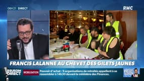 Francis Lalanne au chevet des 'gilets jaunes': "On est évolutionnaire. C'est fini le temps des chefs."