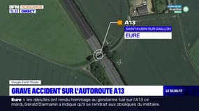 Eure: deux femmes en urgence absolue après un accident sur l'A13, trois autres blessés