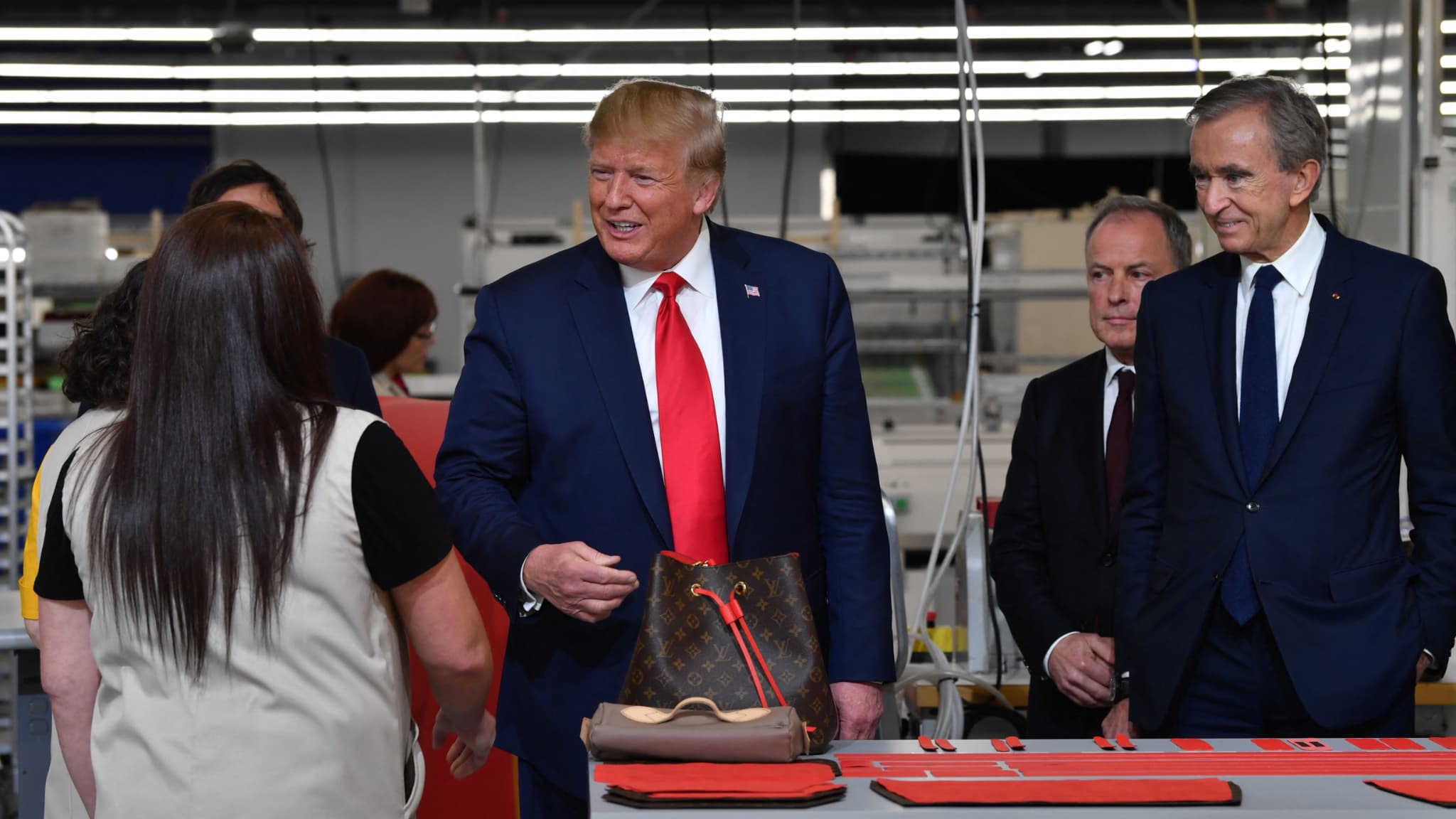 Donald Trump et Bernard Arnault, 2019