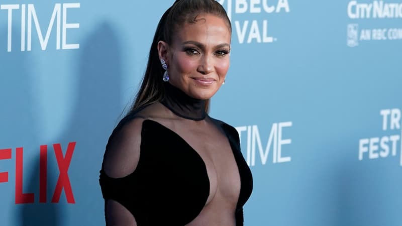 Jennifer Lopez en juin 2022 au Tribeca Festival