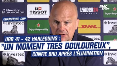 Bordeaux Bègles : "Un moment très douloureux", confie Bru après la cruelle élimination en Champions Cup