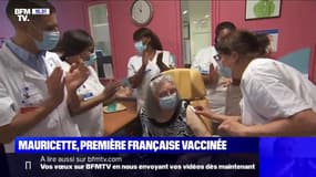 Covid-19: Mauricette, la première Française vaccinée