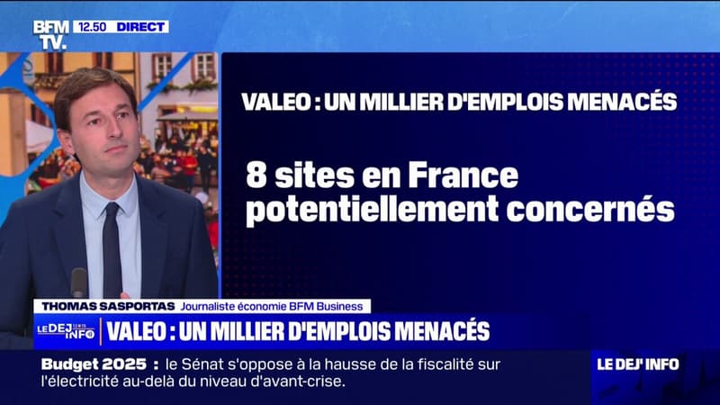 Valeo: 1.000 à 1.200 emplois menacés sur huit sites de l'équipementier automobile en France