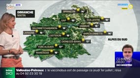 Météo Alpes du Sud du 27 juin: beaucoup de soleil dans la matinée avant de possibles averses, jusqu'à 29°C à Gap et 31°C à Manosque cet après-midi 