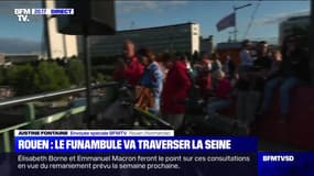 Le nouvel exploit du funambule sur BFMTV - 01/07