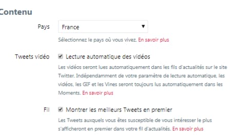 L'option à décocher sur Twitter.