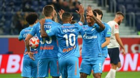 Les joueurs du Zenith Saint-Petersbourg