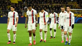 La tristesse des joueurs du PSG après le match aller