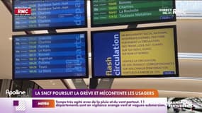 La SNCF poursuit la grève et mécontente les usagers