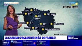 Météo Paris Ile-de-France: la chaleur s'accentue, jusqu'à 31°C à Paris