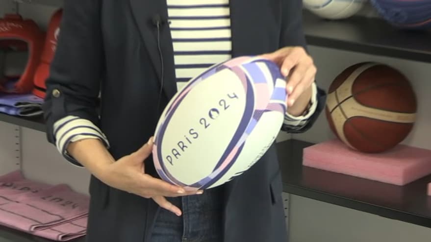 Le ballon de rugby de Paris 2024 Le ballon de rugby de Paris 2024