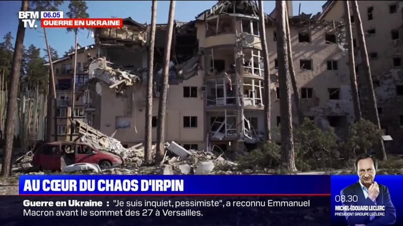 Au coeur du chaos à Irpin, une ville défigurée par la guerre en banlieue de Kiev