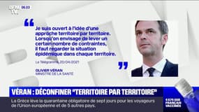 Covid-19: Olivier Véran confirme la baisse et se dit ouvert à un déconfinement "territoire par territoire"