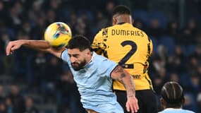 La main de Samuel Gigot lors de Lazio-Inter, le 16 décembre 2024