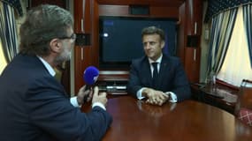 L'entretien exclusif d'Emmanuel Macron à BFMTV lors de son retour d'Ukraine