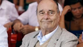 Jacques Chirac à Saint-Tropez, en août 2011.
