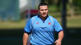 Baptiste Erdocio lors du stage du XV de France en juin 2025