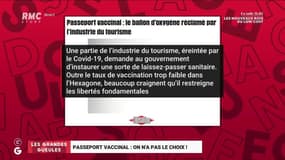 Passeport vaccinal : on n'a pas le choix ! - 17/02
