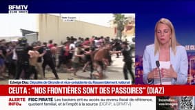 Ceuta: "Nos frontières de l'Union européenne sont des frontières passoires", estime Edwige Diaz, vice-présidente du Rassemblement national