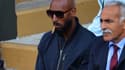 Nicolas Anelka aux côtés de l'ancien joueur de tennis Mansour Bahrami