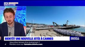Cannes: des travaux de rénovation de la jetée de La Bocca ont débuté