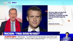 ÉDITO - Macron veut aller "au bout" de la réforme des retraites: "Possible, mais compliqué"