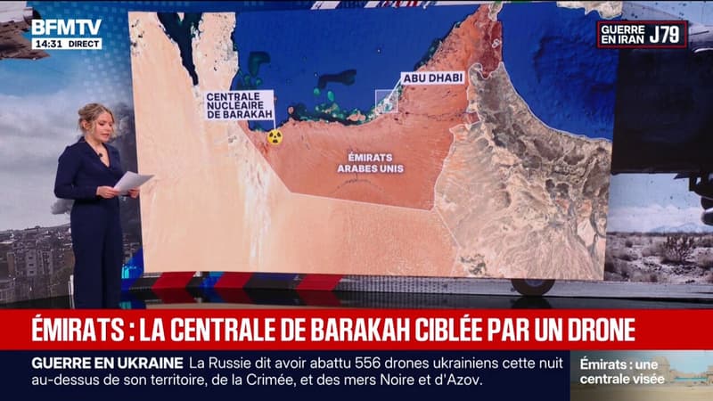 Guerre au Moyen-Orient: une frappe à proximité d'une centrale nucléaire aux Émirats