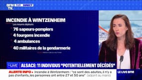 Incendie en Alsace: 11 personnes "potentiellement décédées" selon la préfecture