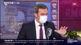 Olivier Véran: les patients en réanimation sont "non-vaccinés ou vaccinés mais très fragiles"