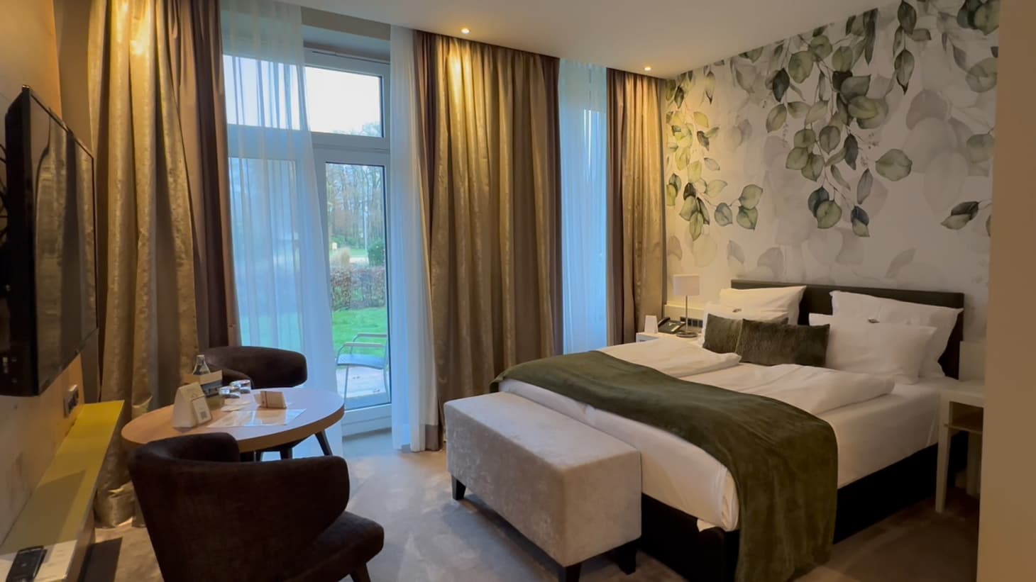 Une chambre de l'hôtel des Bleus à l'Euro 2024 Une chambre de l'hôtel des Bleus à l'Euro 2024