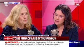 Nicole Belloubet affirme que des "milliers" d'élèves ont été confrontés à des menaces à caractère terroristes lors des piratages d'ENT