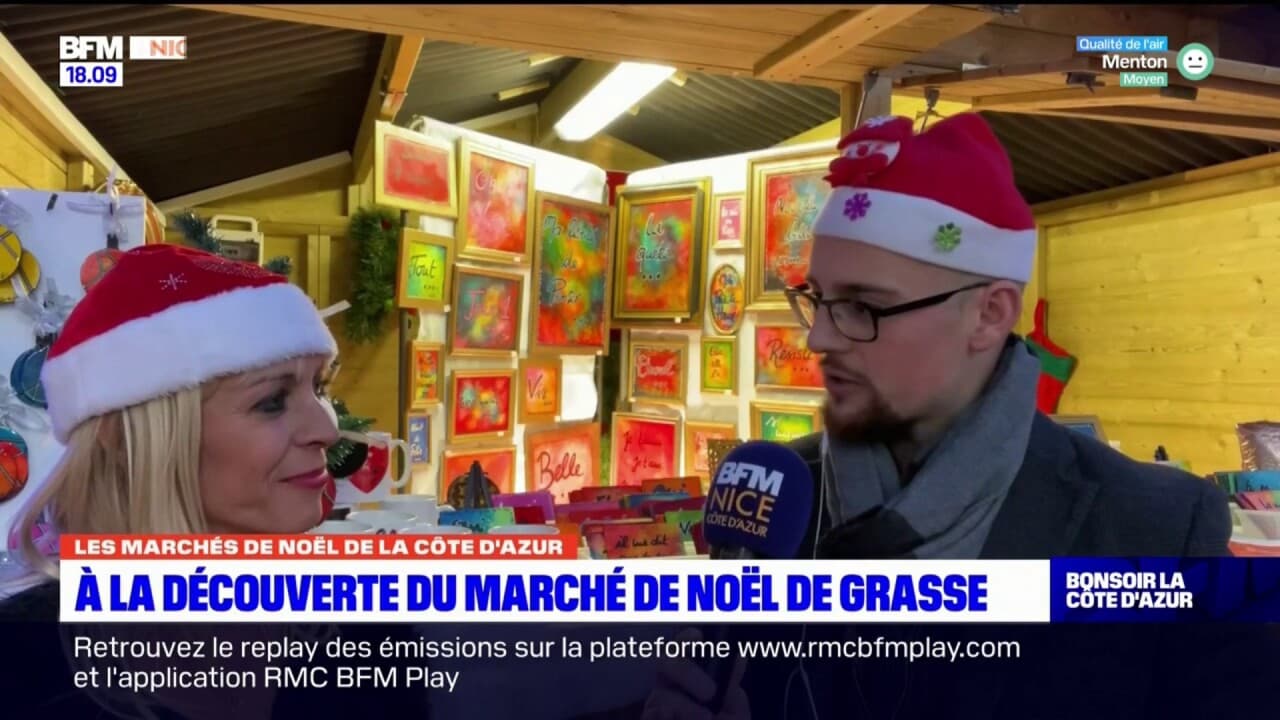 AlpesMaritimes à la découverte du marché de Noël de Grasse