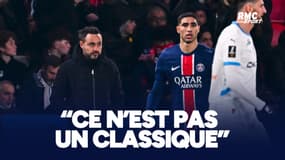 PSG 3-1 OM : "Ce n'est pas un Classique", De Zerbi frustré
