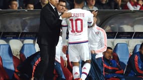 Hubert Fournier et Alexandre Lacazette