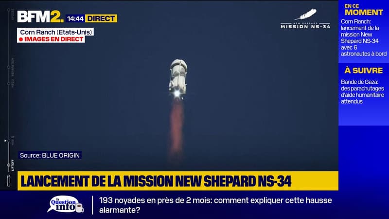 Blue Origin : quatorzième vol touristique dans l'espace