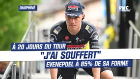Dauphiné: "J'ai souffert pour avoir de meilleures jambes sur le Tour" se réjouit Evenepoel