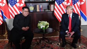 Donald Trump et Kim Jong-un, le 12 juin 2018 à Singapour.