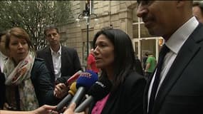Samia Ghali, la sénatrice PS des Bouches-du-Rhône, au siège du parti socialiste à Paris le 22 octobre 2013.