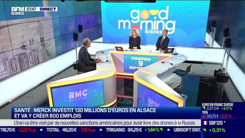 Thierry (Merck France) : Merck investit 130 millions d'euros en Alsace et va y créer 800 emplois - 09/09