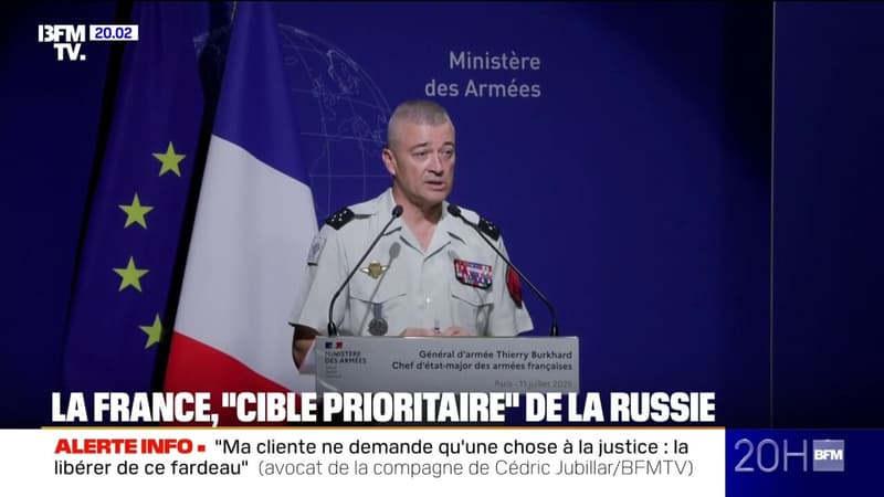 Menace russe: les déclarations du chef d'état-major des armées