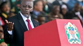 Le président tanzanien John Magufuli, à Dar es Salaam le 5 novembre 2015