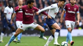 Felipe Anderson et Heung-min Son