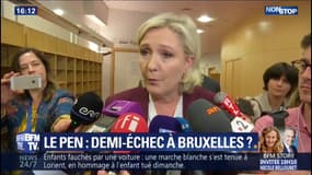Marine Le Pen assure que son groupe "Identité et démocratie" est "la première force souverainiste" du Parlement européen